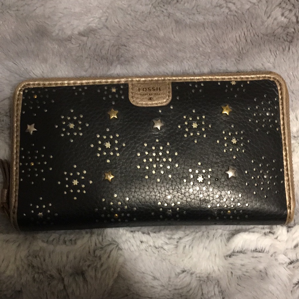 Starry fossil wallet